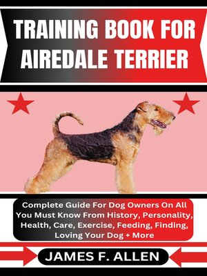 cover image of TRAINING BOOK FOR AIREDALE TERRIER